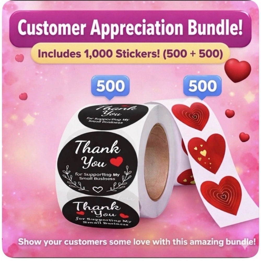 1,000 Stickers Bundle